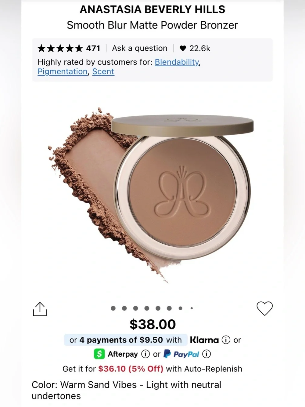 Anastasia Beverly Hills Smooth Blur Contour Stick & Matte Powder Bronzer